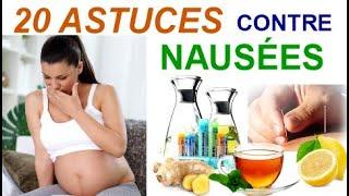 GROSSESSE : 20 ASTUCES contre les NAUSEES et les VOMISSEMENTS