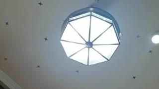 Retractable Chandelier Fan