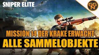 Sniper Elite 5 - 100% Guide Alle Sammelobjekte - All Collectibles - Mission 14 - Der Krake erwacht