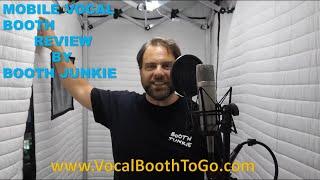 Acoustic Vocal Booth Review by Booth Junkie. AVB63 for voice over home recording studio.