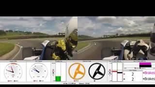 Autocross Training - Data Comparison @ Norelem Racecamp 2016
