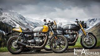 Triumph Thruxton R & Street Cup in the Swiss Mountains!