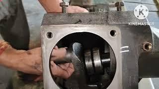 Ingersoll Rand compressor | Crankshaft bearing and oil sheel change