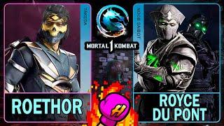 MK1 Roethor (TAKEDA) VS Royce Du Pont (NOOB SAIBOT)Mortal Kombat 14K 60ᶠᵖˢ