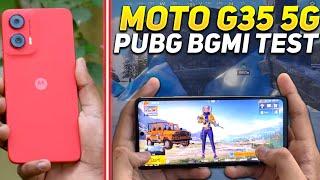 MOTO G35 5G PUBG BGMI TEST  | MOTO G35 5G GAMING REVIEW BUY OR NO?