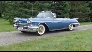 1958 Cadillac Eldorado Biarritz Convertible in Blue & Ride on My Car Story with Lou Costabile