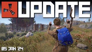 Backpacks! Motorbikes! And what's new in 2024 revealed | Rust Update 5th January 2024