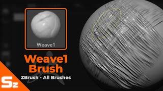 Weave1 Brush: ZBrush All Brushes