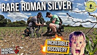 Rare Roman Silver Found With A Metal Detector In The Uk   | Incredible Discovery | #video #youtube