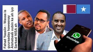 ABDISATAR JAWAABTI FAHAD MA'AHAYN MID LOO FADHIYAY!