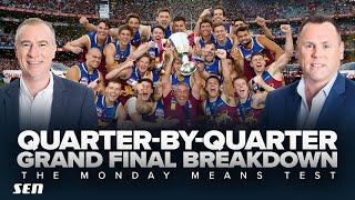 King & Whateley dissect EVERY QUARTER of the 2024 AFL Grand Final - SEN