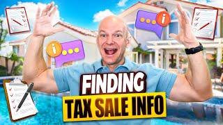 How to Find Tax Sale Lists & Property Reports