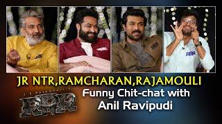 RRR Team Funny Interview with Anil Ravipudi | Jr Ntr | Ramcharan | Rajamouli | GS Media