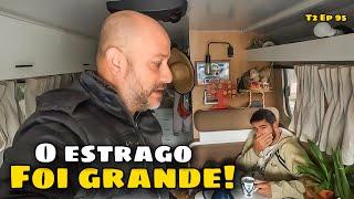 ENFRENTAMOS um CICLONE extra tropical! Rotina no MOTORHOME T2 Ep 95