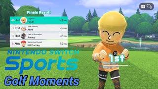 Nintendo Switch Sports: Cool Golf Shots Moments!