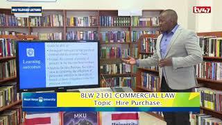 BLW2101: COMMERCIAL LAW