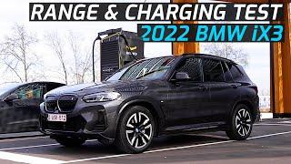 BMW iX3 2022 FACELIFT RANGE TEST AND FAST CHARGING TEST