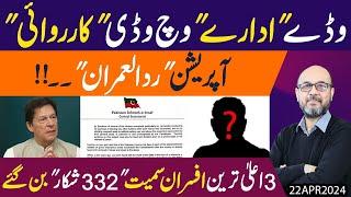 3 Baray log aur Hasas Adaray kay 332 logon kay khilaaf karwai shuru | Exclusive Insight