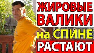 Убрать ЖИРОВЫЕ ВАЛИКИ со спины за 5 минут. Простые упражнения дома.