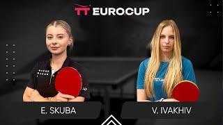 12:50 Emilia Skuba - Valeriia Ivakhiv 11.10.2024 TT Euro.Cup Final Women Star. TABLE 3