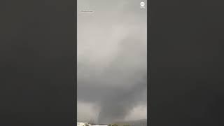 New video shows tornado churning through Little Rock, Arkansas, amid significant tornado outbreak