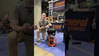 General's JM-1450 electric water jetter quickly clears grease, sand and ice. A great rental machine.