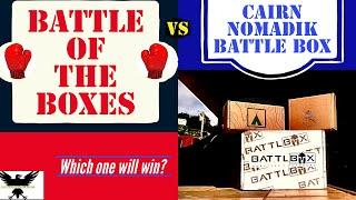 Battle of the boxes: Cairn vs Nomadik vs Battle box. September 2020 edition