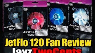 Cooler Master JetFlo 120 Fan Review! Worlds First POM Bearing!