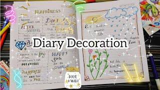 Bullet Journal | Diary Decoration | Journal Idea | My Personal Diary ‎@DIYwithMinnie