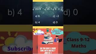 Challenge yourself with maths#shorts #cbseclass  video#scoreplus #youtube shots