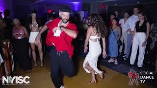 Klaudeea Gomez & Samuel & Doria - Salsa social dancing | New York International Salsa Congress 2023