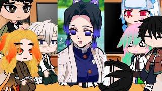  TOP 3 Hashiras react to Kanao + Muichiro + ... | Demon Slayer | Tik Tok