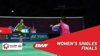 F | WS | TAI Tzu Ying (TPE) [1] vs CHEN Yufei (CHN) [3] | BWF 2019