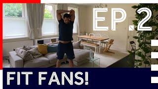 FIT FANS EP. 2 | HIIT work-out at home - stretches and exercises