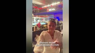 Shamara "Purepefection" Woods Elite Amateur Fighter on the mic representing Autonomic Action