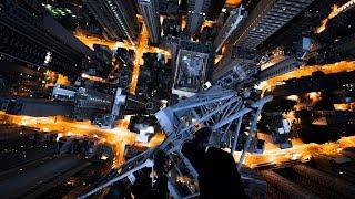 Solo Crane Climb - Hong Kong