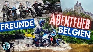 ABENTEUER Belgien: Regen, Camping und unvergessliche AFRICA TWIN FREUNDSCHAFT in Durbuy