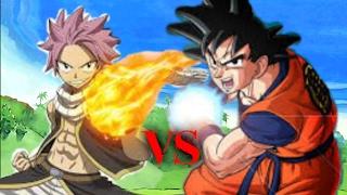 Natsu Dragneel Vs. Son Goku Part II - Anime Battle 2017 [Friendly Match]