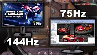 75Hz vs 144Hz Gaming Monitor! Worth the Extra Frames?