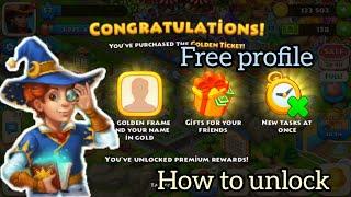 Township Game how to unlock gold pass Profile for free