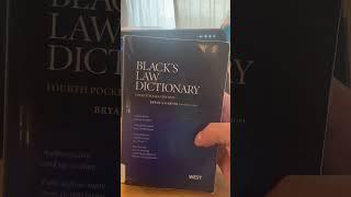 blacks law dictionary BOOK REVIEW #blackslaw #blackslawdictionary #dictionary #lawsecrets #law