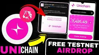 Uniswap Testnet Airdrop | Unichain Testnet Airdrop Complete Details | Claim Free Biggest Airdrop