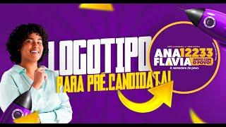 APRENDA COMO CRIAR UM LOGOTIPO PARA PRÉ - CANDIDATA, EM APENAS 5 MINUTOS! 