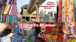 Mumbai Fancy Market||Taloja to Mumbai #shoppinghaul #market #explore