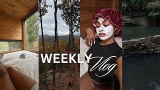 WEEKLY VLOG | i took a solo road trip to the cabins for 24hrs!