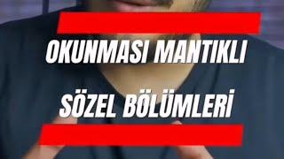 YKS | Okunması mantıklı SÖZEL bölümleri (kendi önerilerim)