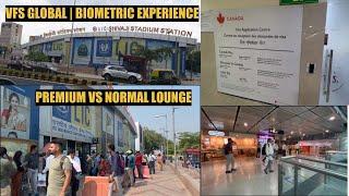 VFS GLOBAL | FULL BIOMETRIC EXPERIENCE | PREMIUM VS NORMAL LOUNGE | VFS SHIVAJI PARK DELHI