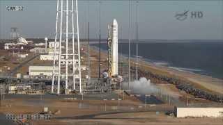 Orbital Sciences Antares Rocket Launches Cygnus Orb-1 Resupply Mission To ISS