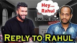 Dear Rahul  start your own business w/ zero investment #rahul #abvvijay