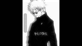 Before and After Edit | Jujutsu Kaisen #jjk #edit #anime #manga #gojo #sukuna